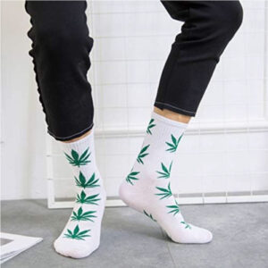 Calcetines 420 con hoja de marihuana